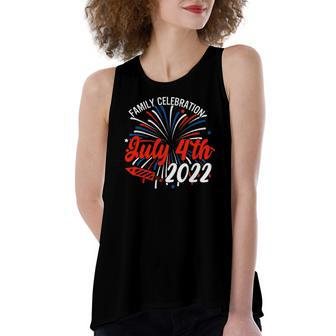 Family Celebration July 4Th 2022 For Women's Loose Tank Top | Mazezy