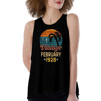 February 1928 Birthday & Women's Loose Tank Top | Mazezy