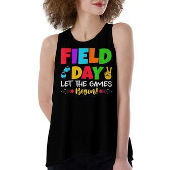 Lets Do This Field Day Thing Teacher Student School Women's Loose Tank Top | Mazezy