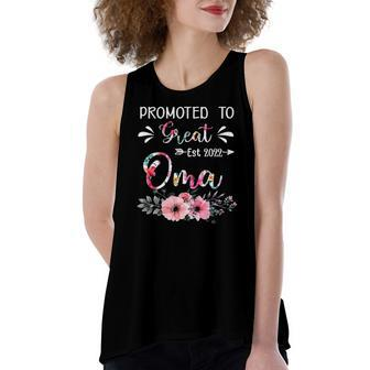 Floral Promoted To Great Oma 2022 Women's Loose Tank Top | Mazezy