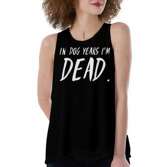 Funny Old People Age 1951 70Th Birthday Gag Gift Party Idea Women's Loose Fit Open Back Split Tank Top - Seseable