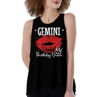 Gemini Birthday Queen Women's Loose Tank Top | Mazezy