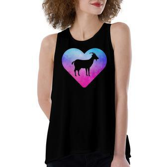 Or Girls Goat Domestic Goat Women's Loose Tank Top | Mazezy