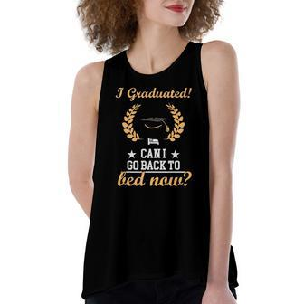 Can I Go Back To Bed Graduation For Her Women's Loose Tank Top | Mazezy