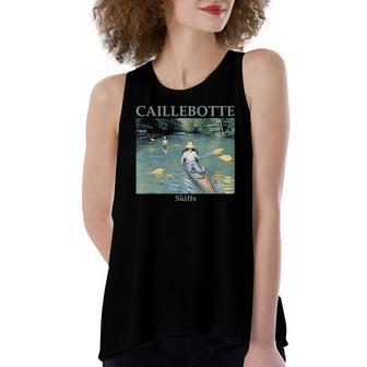 Gustave Caillebotte Skiffs French Impressionist Rowing Women's Loose Tank Top | Mazezy