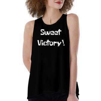 Hilarious Halftime Sweet Victory Women's Loose Tank Top | Mazezy