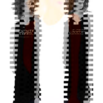 Introverted But Willing To Talk About Plants Gardening Lover Women's Loose Tank Top | Mazezy