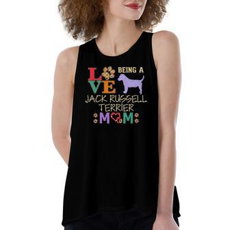 Jack Russell Terrier Mom For Jack Russell Dog Lovers Women's Loose Tank Top | Mazezy