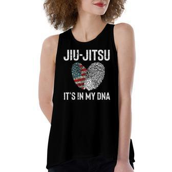 Jiu-Jitsu Its In My Dna Jiu-Jitsu Mom Dad Women's Loose Tank Top | Mazezy DE