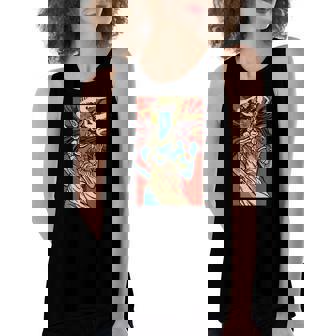 Kali Goddess Hindu Goddess Women's Loose Tank Top | Mazezy