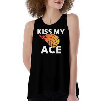 Kiss My Ace Volleyball Team For & Women's Loose Tank Top | Mazezy