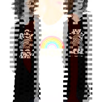 Lgbtq Proud Mom Gay Pride Lgbt Ally Rainbow Women's Loose Tank Top | Mazezy