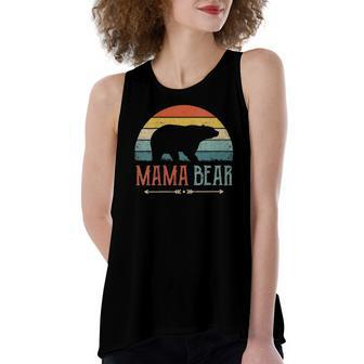 Mama Bear Vintage Mom Retro Mom Women's Loose Tank Top | Mazezy