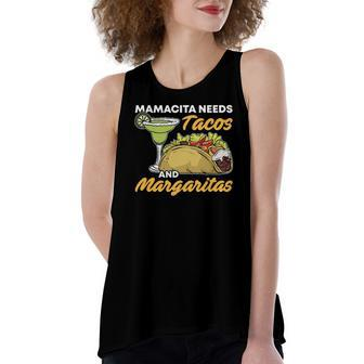 Mamacita Needs Tacos And Margaritas Cinco De Mayo Food Women's Loose Tank Top | Mazezy
