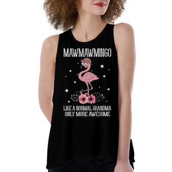 Maw Maw Grandma Gift Mawmawmingo Only More Awesome Women's Loose Fit Open Back Split Tank Top - Seseable