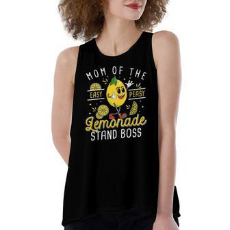 Mom Of The Lemonade Stand Boss Lemon Sell Lemonade Women's Loose Tank Top | Mazezy