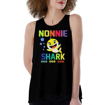 Nonnie Shark Nonnie Shark Lover Mothers Women's Loose Tank Top | Mazezy