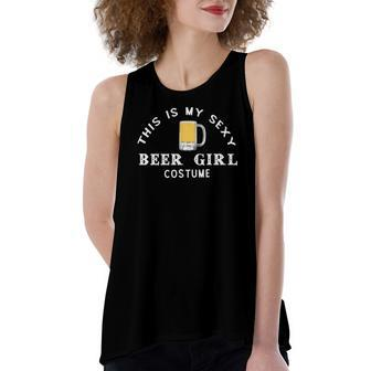 Oktoberfest This Is My Sexy Beer Girl Costume Women's Loose Tank Top | Mazezy