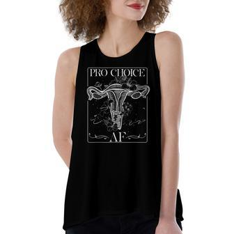 Pro Choice Af Pro Abortion Feminist Feminism Rights Women's Loose Tank Top | Mazezy