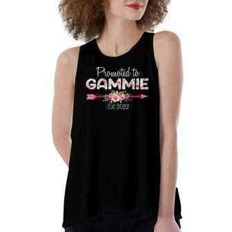 Promoted To Gammie Est 2022 Tee Cute Women's Loose Tank Top | Mazezy
