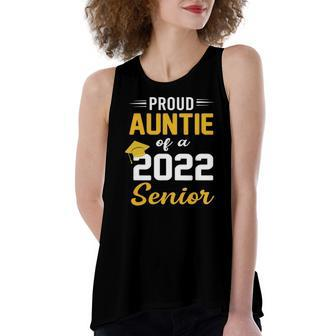 Proud Auntie Of A 2022 Senior Class Of 2022 Graduation Women's Loose Tank Top | Mazezy