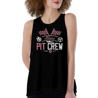 Racing Car Mommy Racer Mom Pit Crew For Mother Women's Loose Tank Top | Mazezy