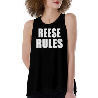 Reese Rules Son Daughter Boy Girl Baby Name Women's Loose Tank Top | Mazezy