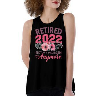 Retired 2022 Retirement For 2022 Cute Pink Women's Loose Tank Top | Mazezy