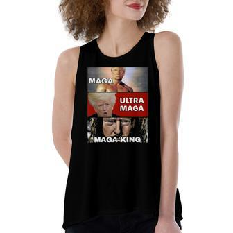 The Return Of The Great Maga King Trump Ultra Maga Women's Loose Tank Top | Mazezy