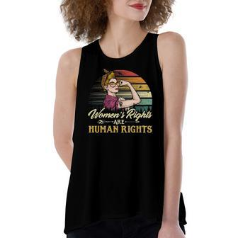 Rights Are Human Rights Feminism Protect Feminist Women's Loose Tank Top | Mazezy