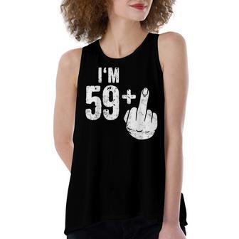 Sarcastic 60Th Birthday Sixty Gag Gift Women's Loose Fit Open Back Split Tank Top - Seseable