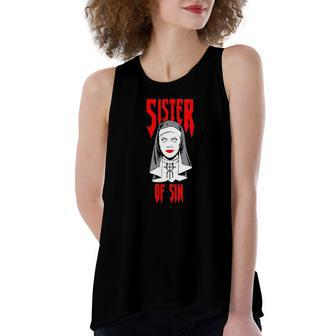 Sister Of Sin Ryzin Ghost Women's Loose Tank Top | Mazezy