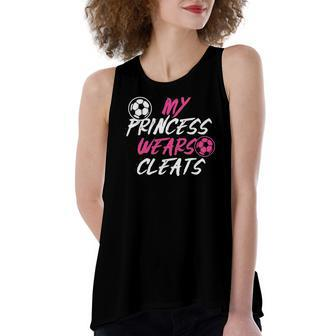 Soccer Daughter Outfit For A Soccer Dad Or Soccer Mom Women's Loose Tank Top | Mazezy CA