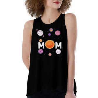 Space Mom For A Space Birthday Party Or Planet Party Women's Loose Tank Top | Mazezy CA