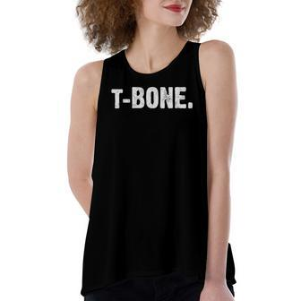 T-Bone Saying Sarcastic Novelty Humors Mode Pun Women's Loose Tank Top | Mazezy