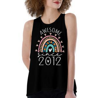 This Girl Is 10 Years Old 10Th Birthday Women's Loose Fit Open Back Split Tank Top - Seseable
