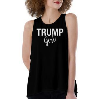 For Trump Girl Maga 2024 Gop Pro Republican Women's Loose Tank Top | Mazezy