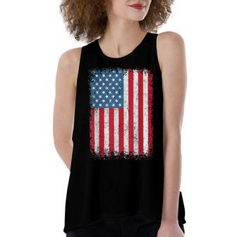 Usa Patriotic American Flag For Boys Girls Us Women's Loose Tank Top | Mazezy DE