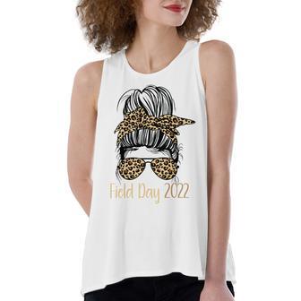 Field Day 2022 Last Day Of School Women's Loose Fit Open Back Split Tank Top | Favorety