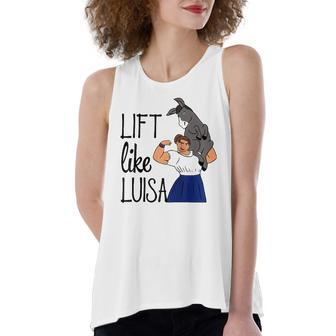 Lift Like Luisa Raglan Baseball Tee Women's Loose Tank Top | Mazezy