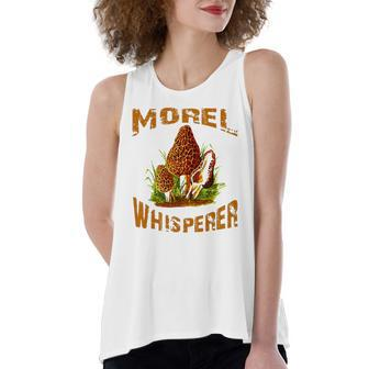 Morel Mushroom Whisperer Hunting Mushrooms Lovers Women's Loose Tank Top | Mazezy