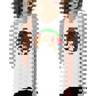 Patriotic Eritrean Flag Eritrea Proud Eritrean Girl Women's Loose Tank Top | Mazezy