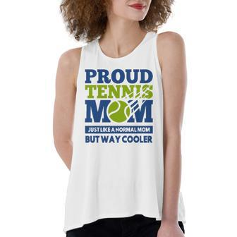 Proud Tennis Mom Tennis Player For Mothers Women's Loose Tank Top | Mazezy