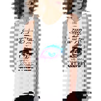 Taneka Name Gift Taneka I Am Who I Am Women's Loose Fit Open Back Split Tank Top | Seseable UK