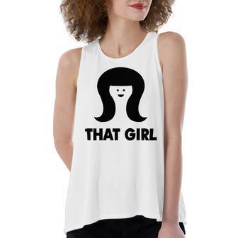 That Girl Women's Loose Fit Open Back Split Tank Top | Favorety UK