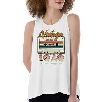 Vintage 1969 53Rd Birthday Cassette Tape For B-Day Women's Loose Tank Top | Mazezy
