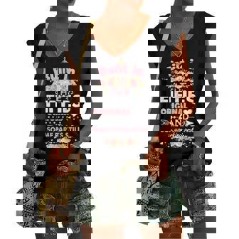 Built In The Fifties Birthday Original Unrestored 50Th Bday Women's Vneck Tank Top | Seseable UK