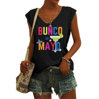 Bunco De Mayo Margarita Dice Cinco De Mayo Women's V-neck Tank Top | Mazezy