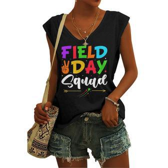 Lets Do This Field Day Thing Teacher Student School Women's V-neck Tank Top | Mazezy