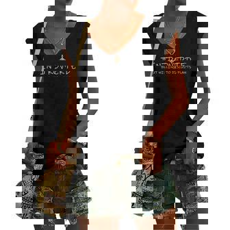 Introverted But Willing To Talk About Plants Gardening Lover Women's V-neck Tank Top | Mazezy